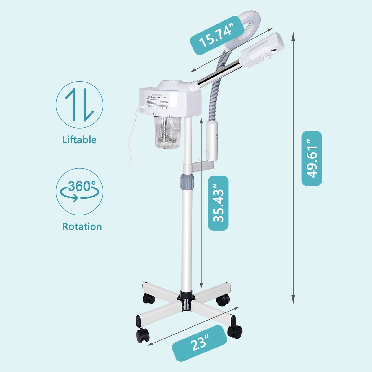 Professional Salon Spa Ionic Facial Steamer Beauty Equipment Professional Salon Spa Ionic Facial Steamer Beauty Equipment