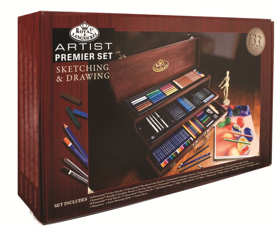 Royal+26+Langnickel+Deluxe+Sketching+26+Drawing+Set for sale online eBay
