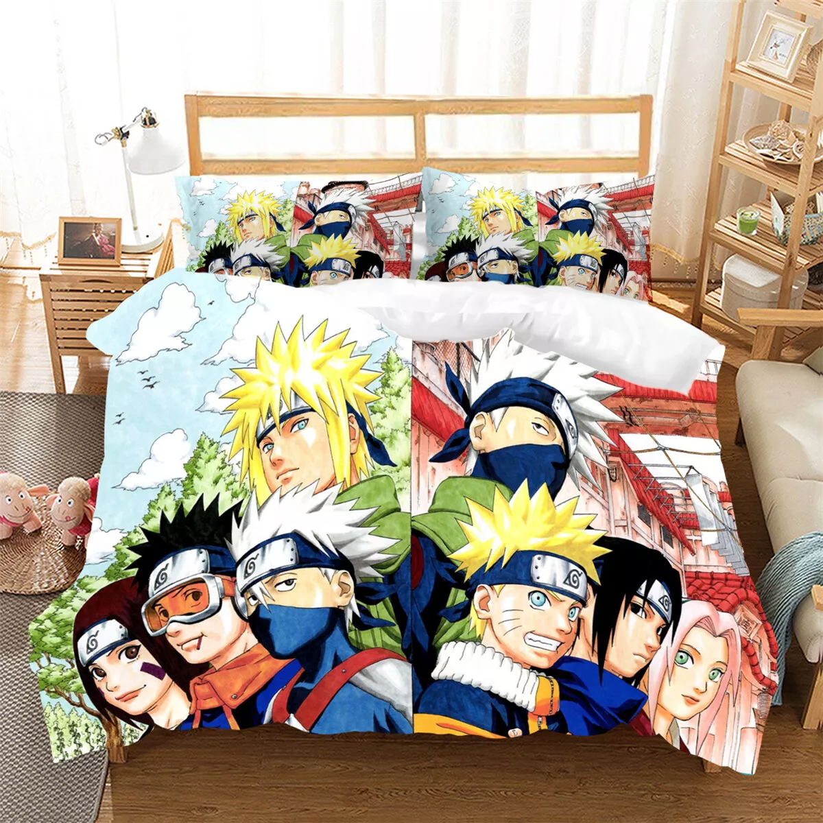 Naruto comforter sale set queen