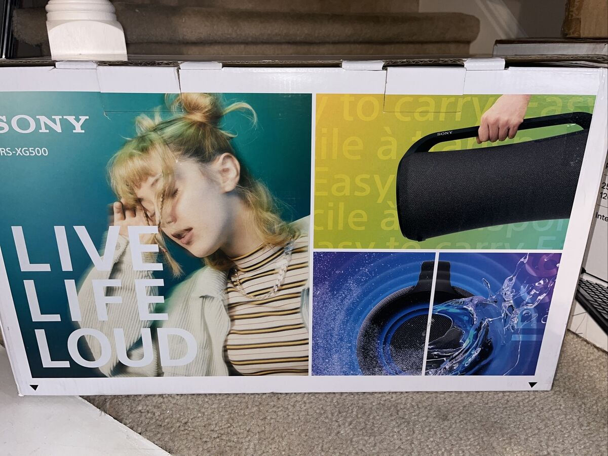 Sony SRS-XG500 Wireless Portable Bluetooth Boombox Speaker Sony SRS-XG500 Wireless Portable Bluetooth Boombox Speaker