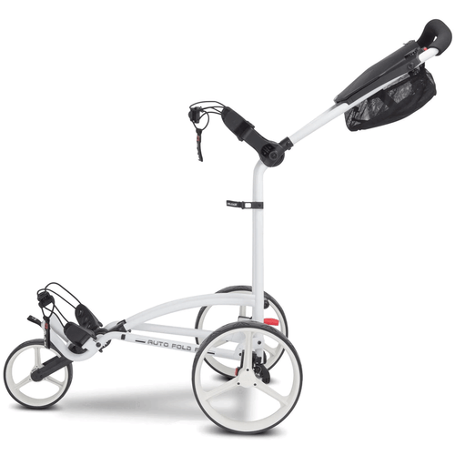 BIG MAX AUTOFOLD FF 3 WHEEL GOLF TROLLEY PUSH CART / WHITE / 2025 MODEL - Picture 4 of 12