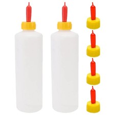 2 Sets PVC Lamb Nursing Bottles Feeding Bottles for Newborn Calves Livestock
