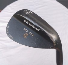 Cleveland 588 RTX Rotex Face 56* 16 Black RH 35.5" Steel Shaft Wedge Flex