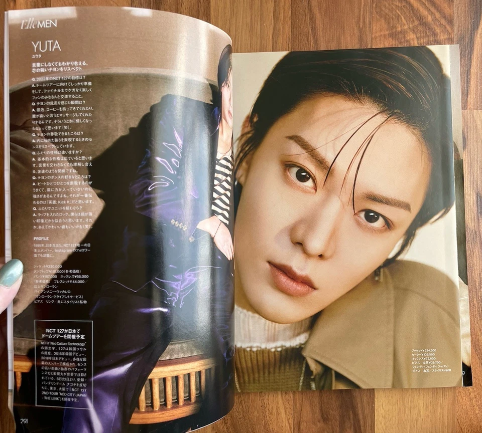 Elle Japan Magazine May 2022 Black Pink Jennie NCT 127 Yuta Taeyong - Imagem 3 de 4