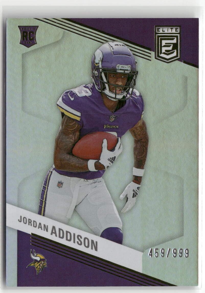 2023 Donruss Elite #157 Jordan Addison #/999 RC VIKINGS ☘️155