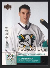 2002-03 Upper Deck Foundations /1250 Alexei Smirnov #144 Rookie RC