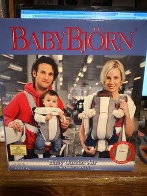 Baby BJORN Original One Air Mesh Baby Carrier Gray And White