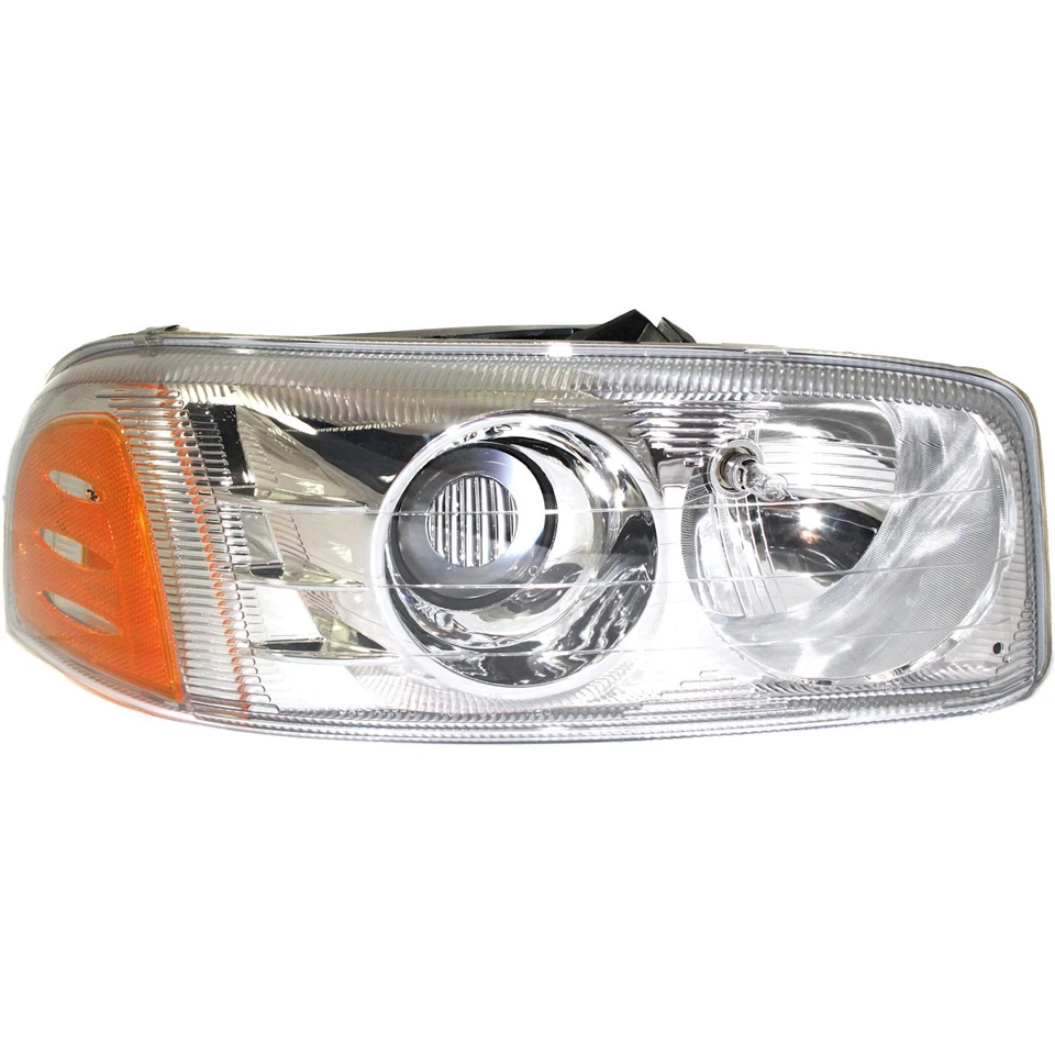 Headlight Kit For 2002-2006 GMC Sierra 1500 LH RH 01-06 Yukon Clear Lens Halogen - Image 2 of 4