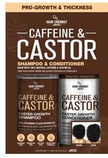 Hair Chemist Limited Caffeine & Castor Faster Growth Shampoo & Conditioner 33.8o