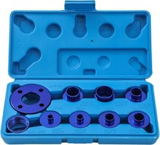 105438 10PCS Aluminum Alloy Router Guide Bush Bushing Set Metric Size Nut Adapto