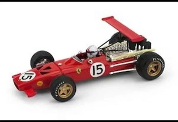 Brumm R301CH 1:43 Ferrari 312 F1 Spanien GP 1969 #15 C. Amon Mit Fahrerfigur-image