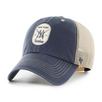 '47 Brand Cap Mlb New York Yankees Crosspatch Mesh '47 Clean Up Vintage Navy Neu