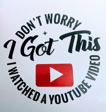 Youtube Novelty Decal Mechanic Sticker Hard Hat Tool Box Vehicle Youtube Novelty Decal Mechanic Sticker Hard Hat Tool Box Vehicle