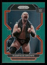 Rampage Brown 2022 Panini Prizm WWE #109 Green RC