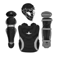 All Star Heiress Fastpitch Catcher's Kit (9-12) BLACK MD