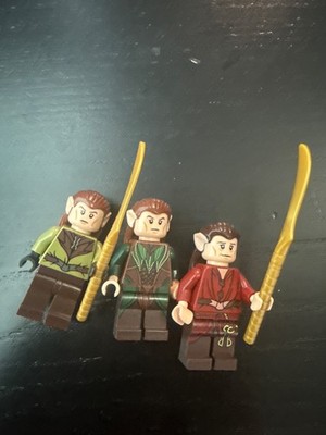 lego hobbit elf minifigures - lor053, lor054, lor080