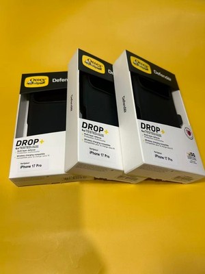 New Otterbox Defender Case for iPhone 17 Pro Case with holster clip Black