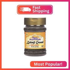 Rani Kalonji Black Seed, Nigella Sativa, Black Cumin Ground, Powder 3oz 85g 