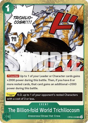 The Billion-fold World Trichiliocosm (Jolly Roger Foil) [Premium Booster -The B