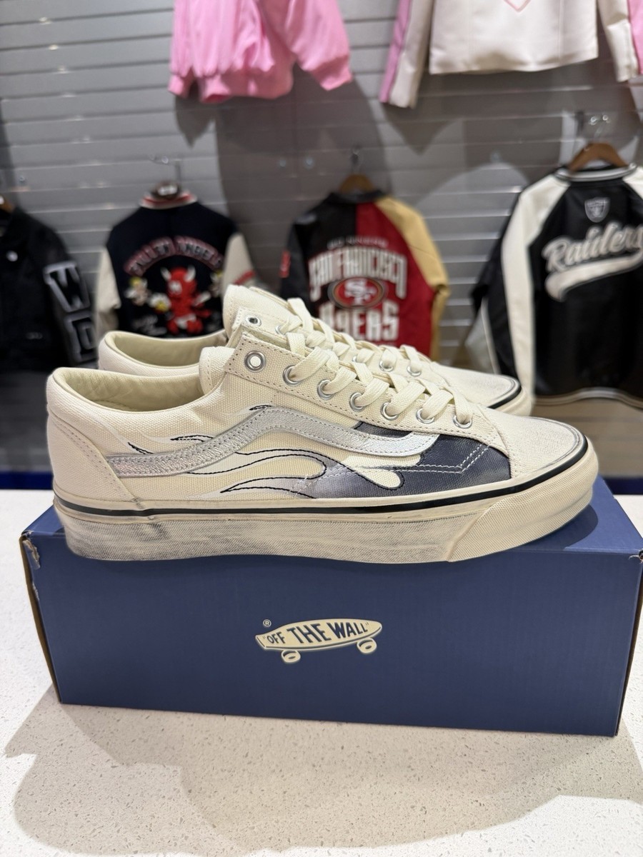 Vans Old Skool 36 Flame Archive Pack Marshmallow White Size (8.5
