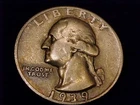 1939-S  Washington Quarter, Fine to nearly Very Fine Grade.