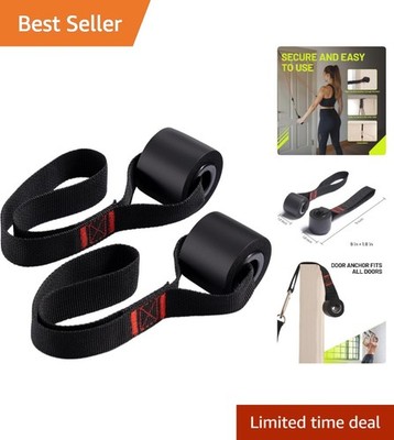 Door Anchor Strap for Resistance Bands with D-Rings Heavy Duty