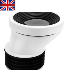 Efficient 50mm Toilet Waste Pipe Connector with 5cm Offset for Easy Install