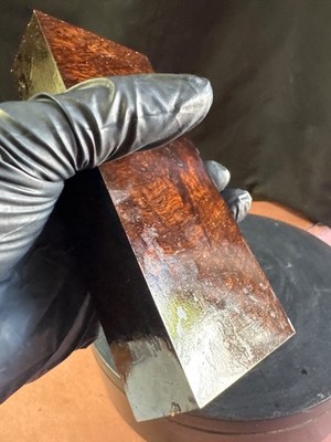 STABILIZED HYBRID PHILIPPINE EBONY BURL, KNIFE SCALE,TOOL HANDLES BOTTLE STOPPER