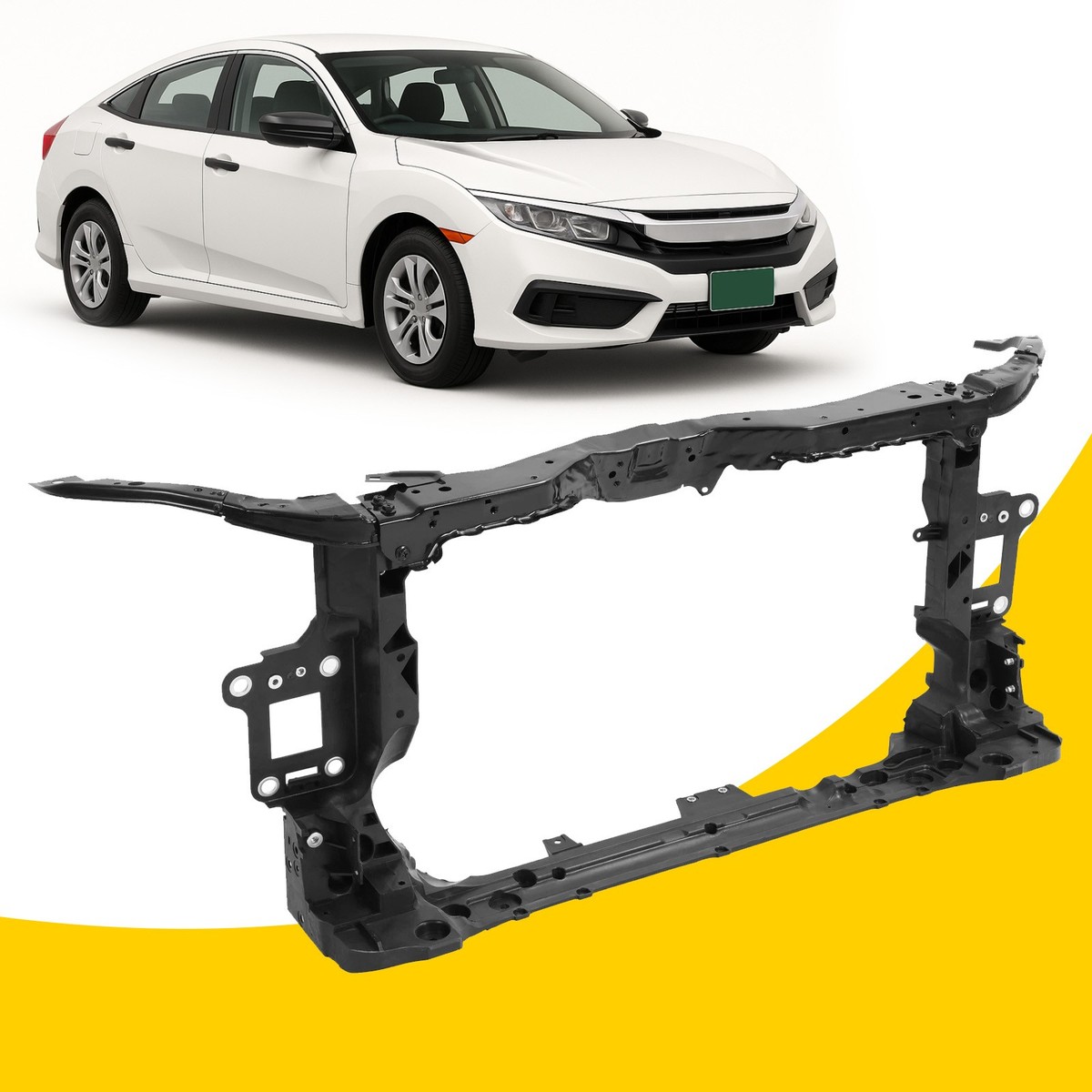 Core Radiator Support Assembly For Honda Civic 2016-2019
