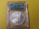 2001 $1 AMERICAN SILVER EAGLE ICG MS69~1 OZ PURE SILVER  GORGEOUS