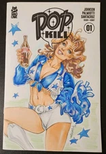 Nei Ruffino Cowboys Cheerleader Sketch - Pop Kill #1 (2025) Sketch Variant 