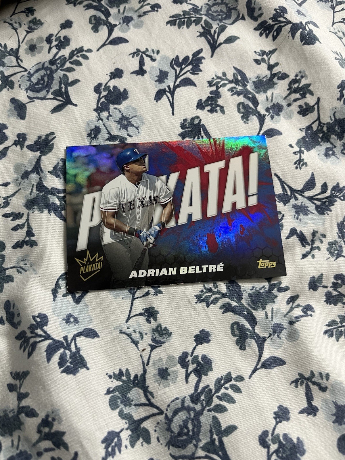 ADRIAN BELTRE TOPPS 2025 SERIES 1 - PLAKATA - #PLAK-17