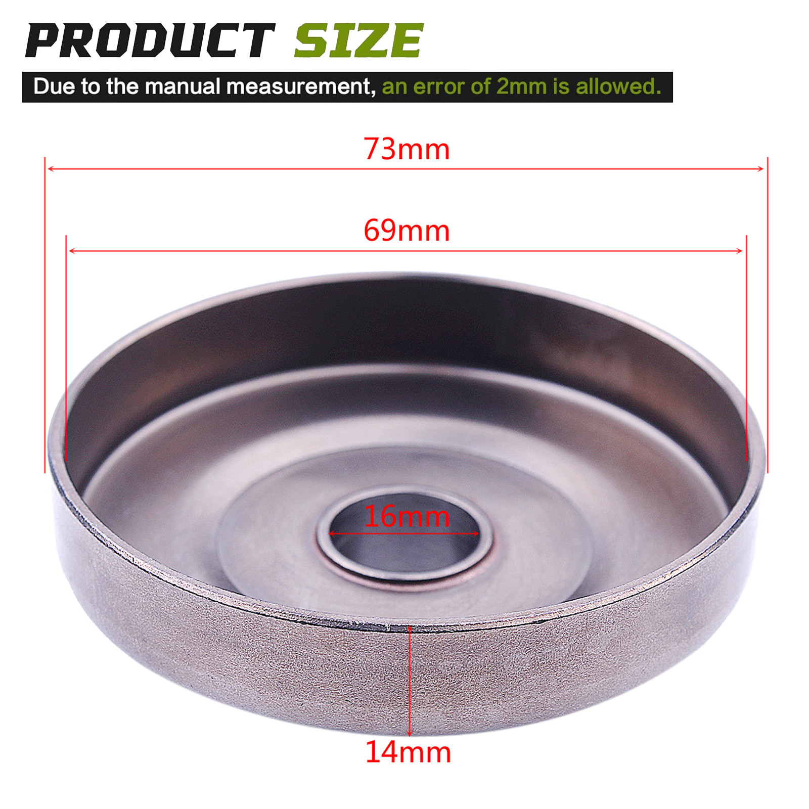 537291604 3/8"-7 Spur Sprocket Clutch Drum Kit For Husqvarna 455 460 Rancher 461