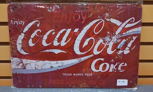 Coca Cola vintage metal sign Retro Man Cave Wall Decor Item #A-46