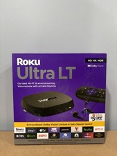 Sealed - Roku Ultra LT 4K Digital Streaming Device - Black