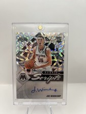 2021-22 Panini Mosaic Joe Wieskamp Rookie Scripts Auto