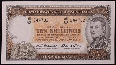 Australia 10 Shillings ND (1961-65) - P-33 - Reserve Bank (N2904-B9B) BA-M - Image 1 of 2