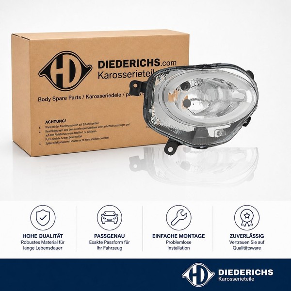 Hauptscheinwerfer Links Diederichs 3405183 Passend FÜR Fiat-image