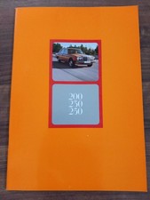 Mercedes-Benz 200 230 250 W123 04/76 Brochure Brochure Catalogo Broszura