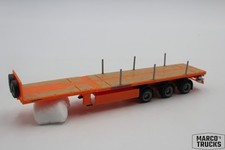 Herpa Teletrailer 3achs orange "Felbermayr" Eigenbau 1:87 /H27408