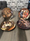Norman Rockwell Knowles Collectors Plates Lot of Four, Free Shipping