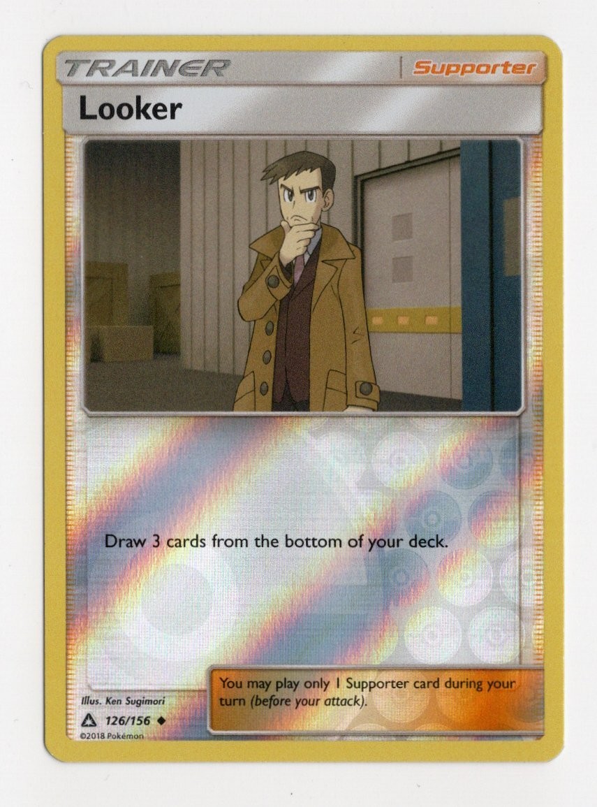Pokemon Looker 126/156 Reverse Holo Ultra Prism 2018 Sun & Moon NM English
