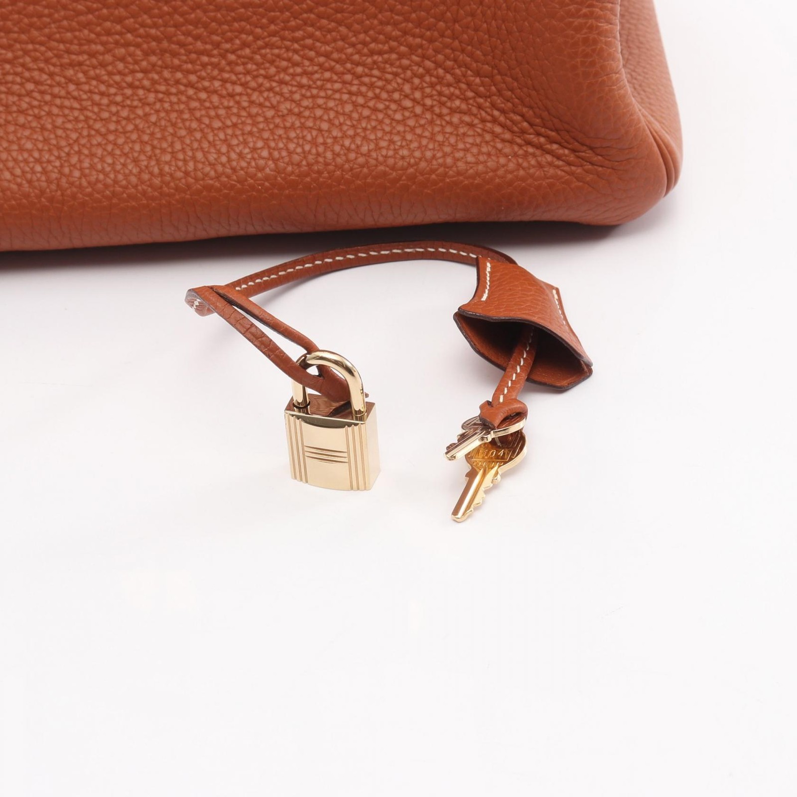 HERMES Birkin 35 Handbag I Taurillon Clemence Etrusque Used GHW image 6