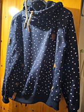 Ragwear Hoodie Pullover 2XL blau/weiß Sternm...