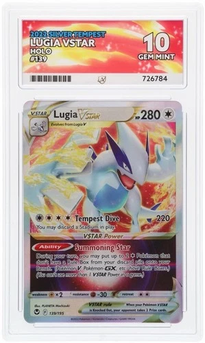ACE 10 Pokemon Lugia VSTAR 139/195 Silver Tempest SWSH12 Holo