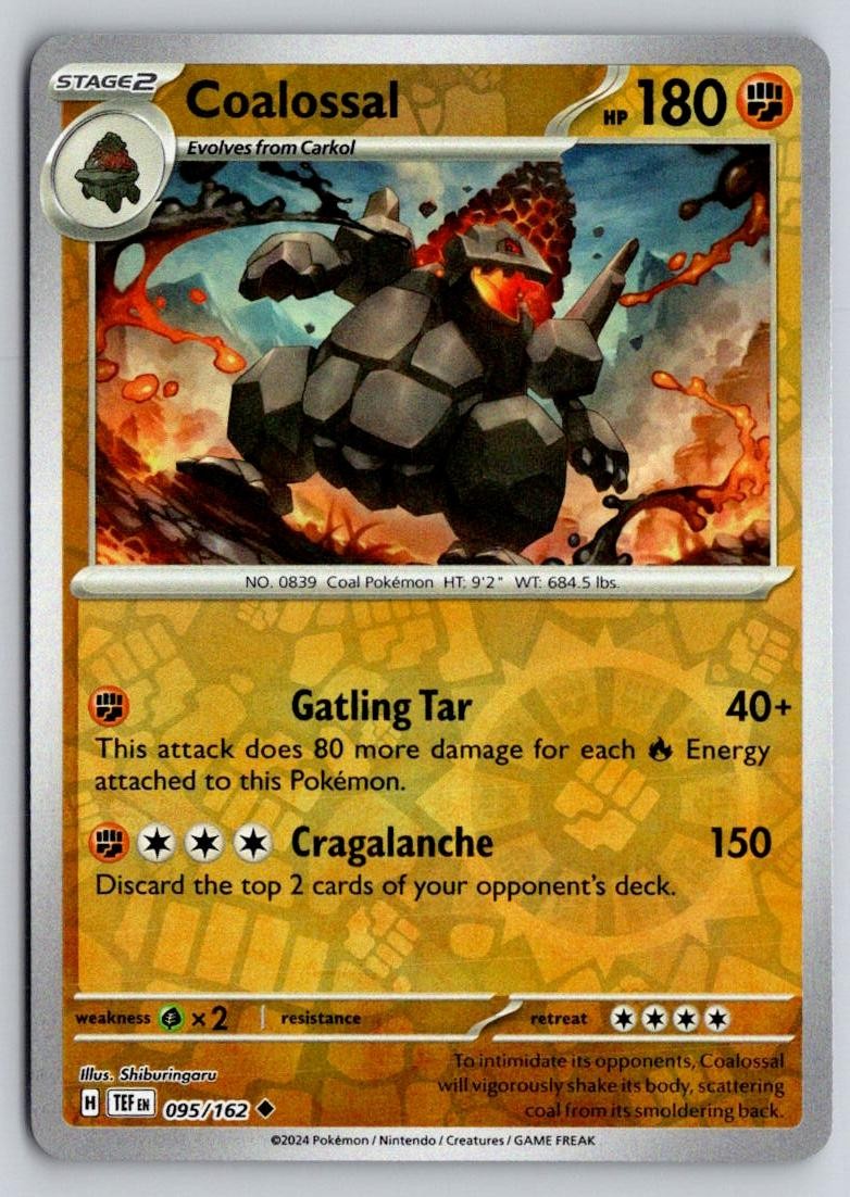 Coalossal 095/162 Temporal Forces Reverse Holo UC NM (B) - 4569