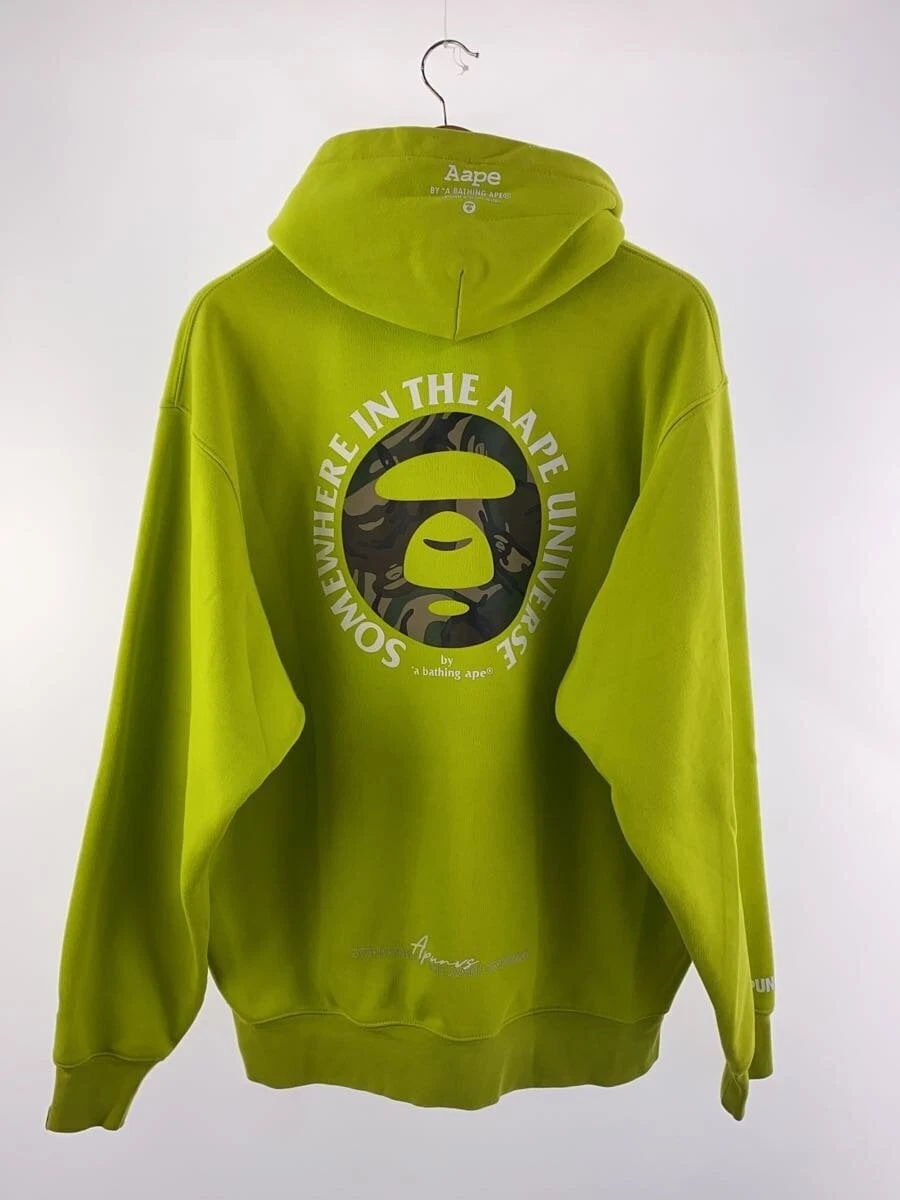 A BATHING APE (BAPE) Felpa con cappuccio AAPE BY A BATHING APE gialla XL usata