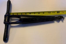 VTG BUNG HOLE AUGER COOPERS WOOD HAND TOOL WHISKEY BOURBON BARREL BAR DECOR