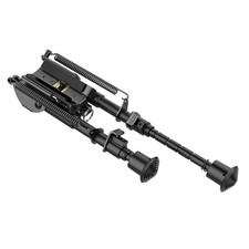 Adjustable 6-9" Sniper Hunting Rifle Bipod Sling Shooting Mount Stand Adapter b