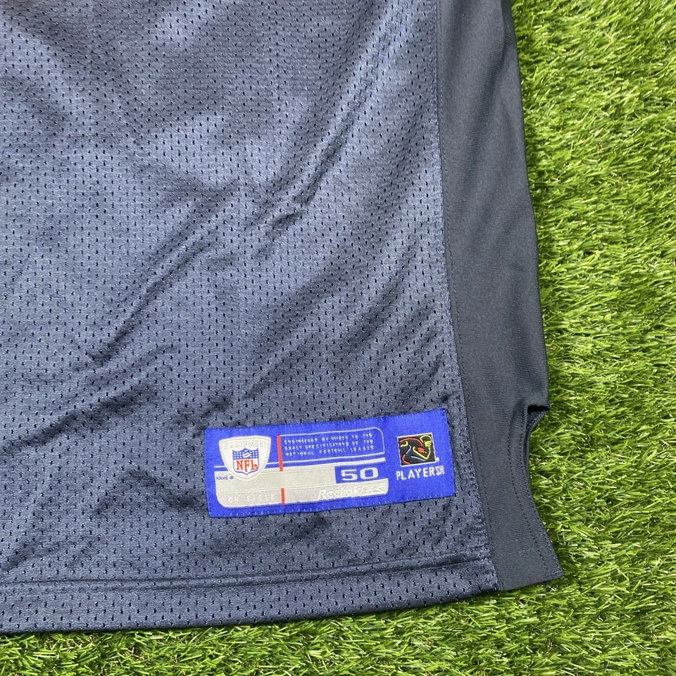 Camiseta Jay Cutler Chicago Bears Para Hombre 50 Cosida Reebok NFL Fútbol #6 Azul  Foto 4 de 4